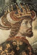 Benozzo Gozzoli Procession of the Middle King oil painting on canvas